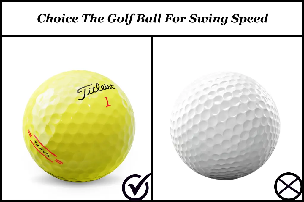 Choice the golf ball for Swing Speed