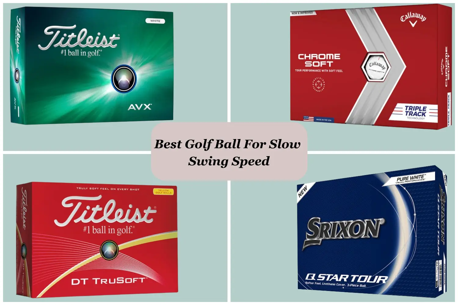 best golf ball for slow swing speed