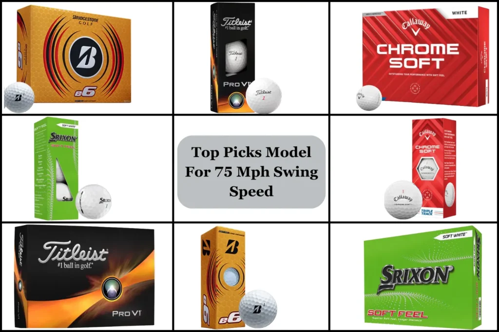 best golf balls for 75 mph swing speed