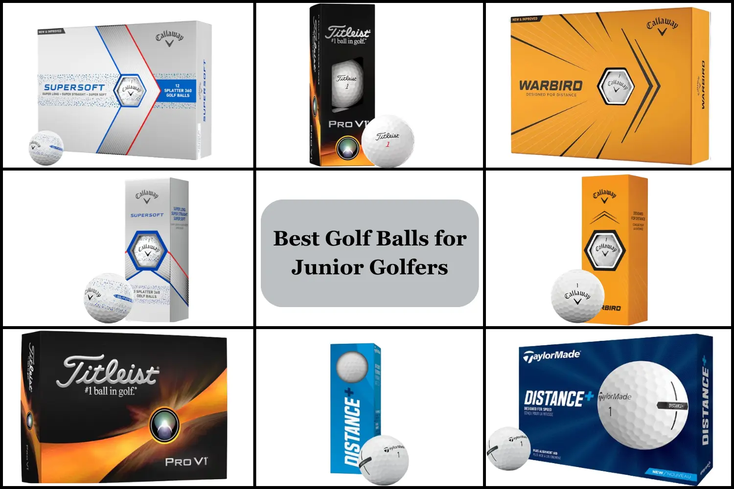 best golf balls for junior golfers