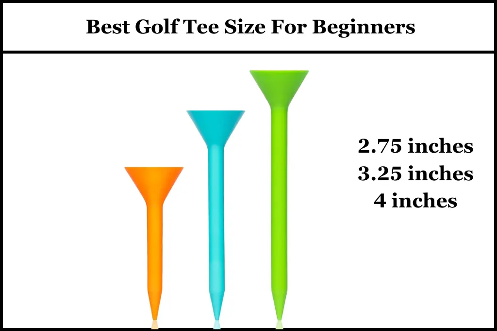 best golf tee size for beginners