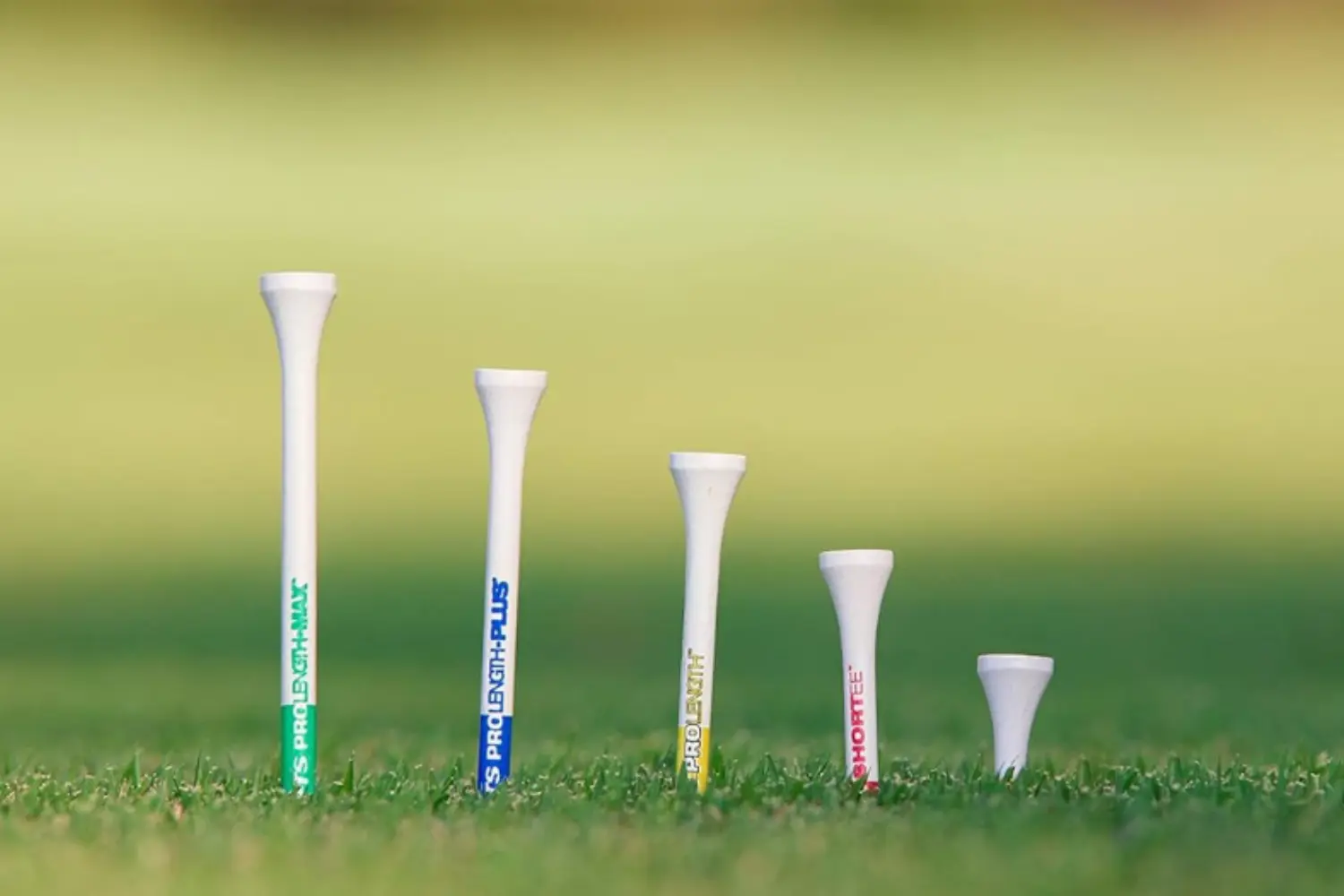 golf tee size chart