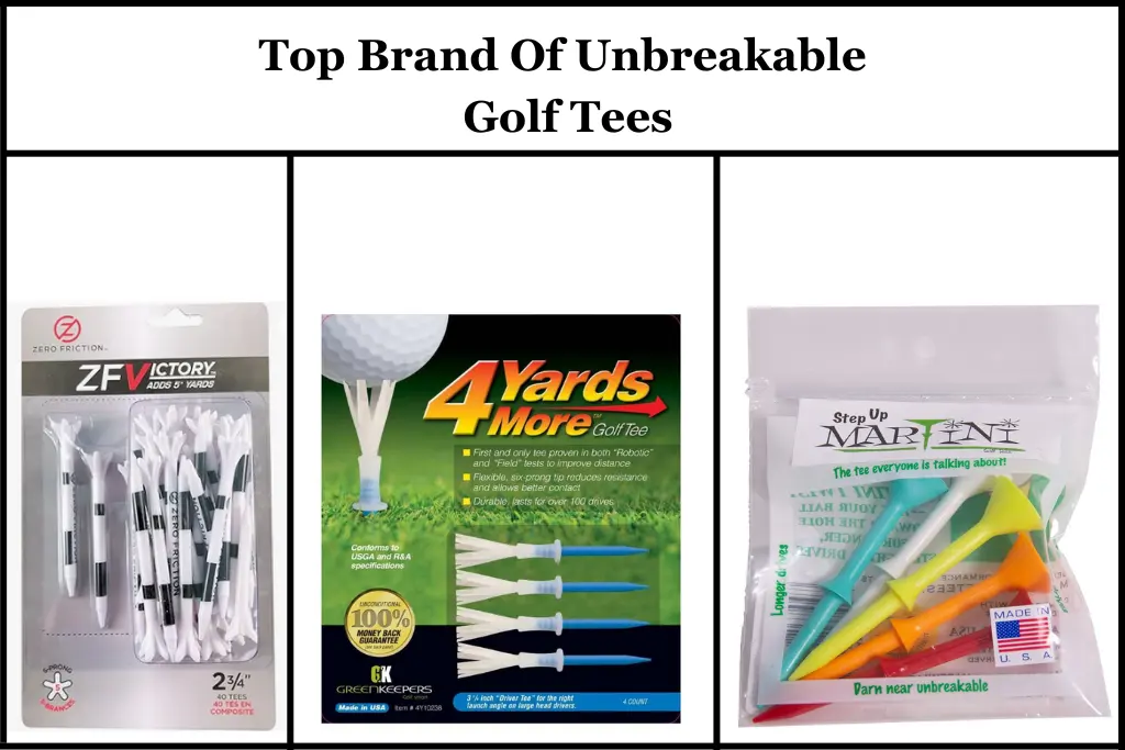 top brand of unbreakable golf tees