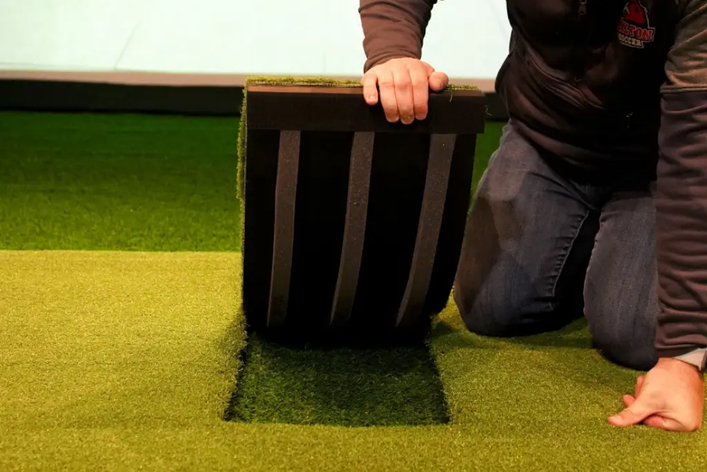 diy golf practice mat