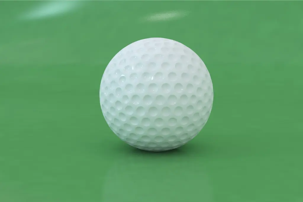 how many dimples are on a golf ball