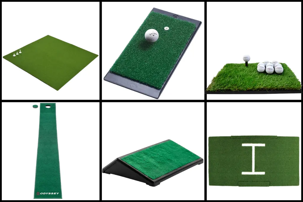 top golf practice mat brands